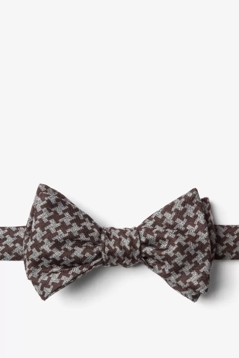 Ties Tempe Self-Tie Bow Tie Brown Sale