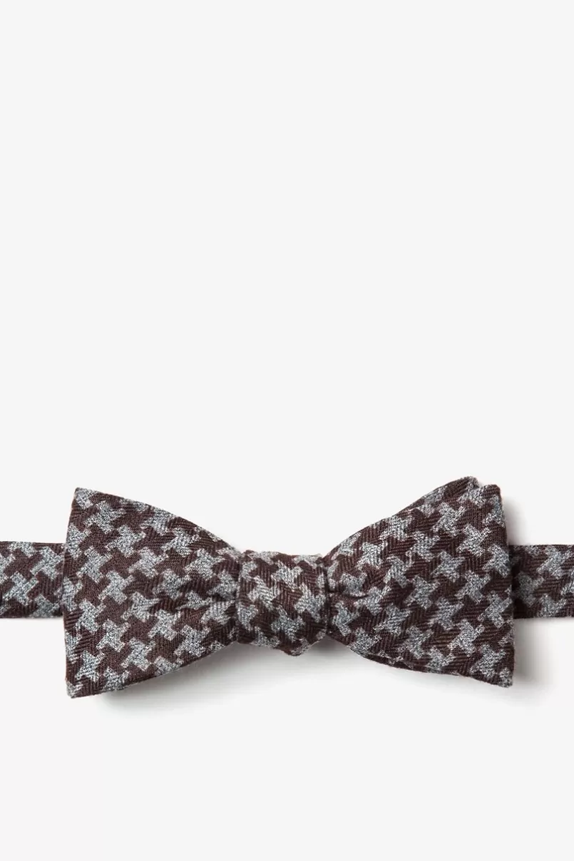 Ties Tempe Skinny Bow Tie Brown Clearance