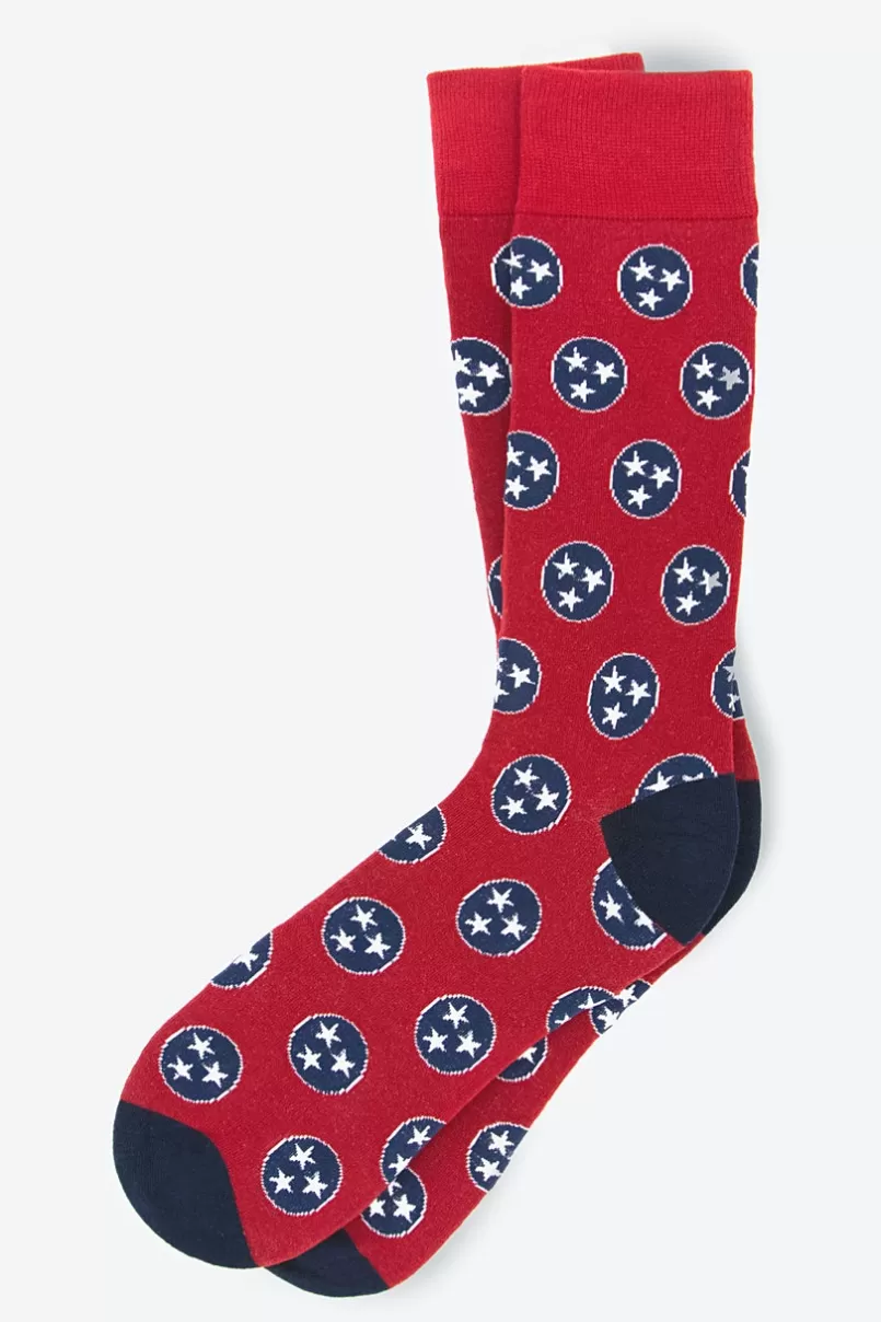 Ties Tennessee State Flag Red Sock Store