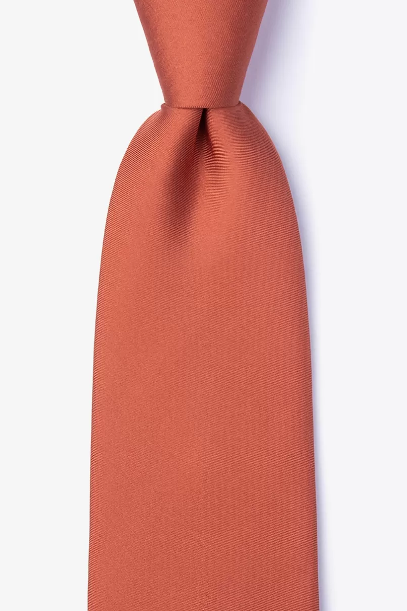 Ties Terra Cotta Extra Long Tie TerraCotta New