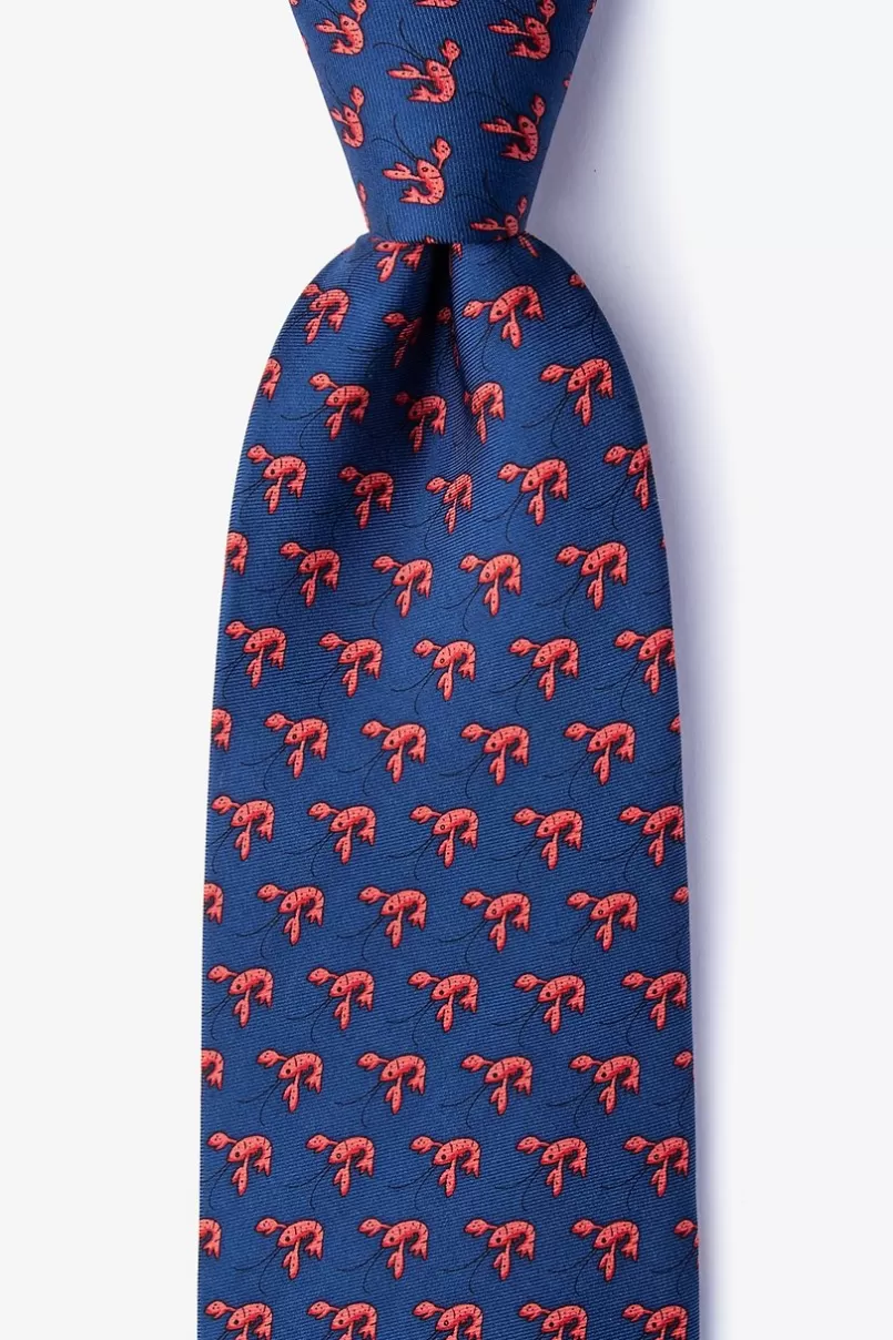 Ties That Fish Cray Navy Blue Tie NavyBlue Online