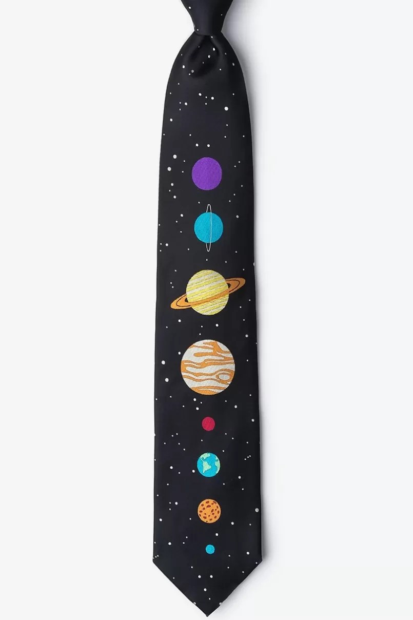 Ties The 8 Planets Black Tie Shop