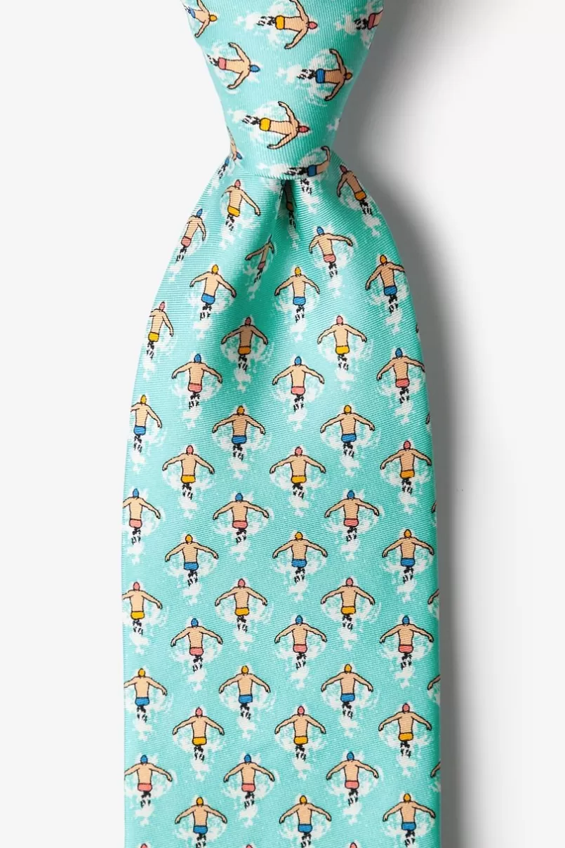 Ties The Butterfly Effect Aqua Tie Cheap