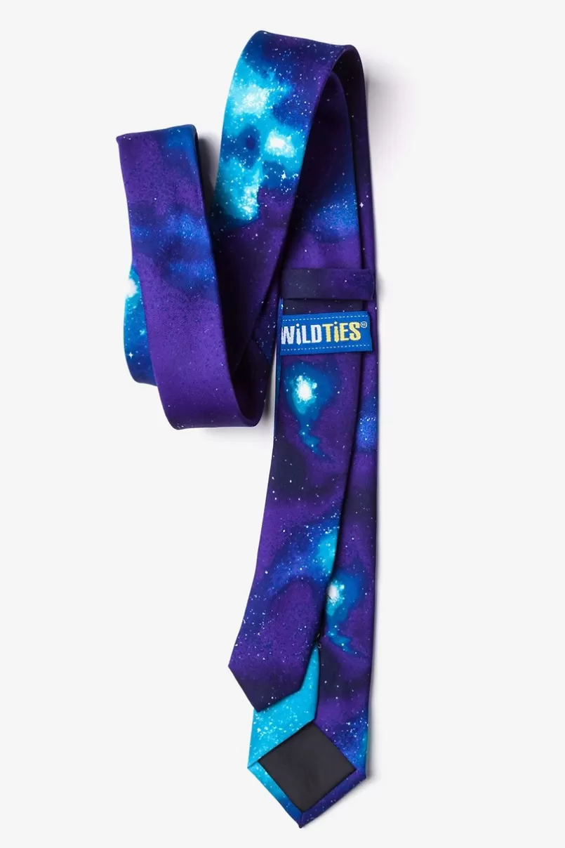 Ties The Cosmos Purple Skinny Tie Cheap