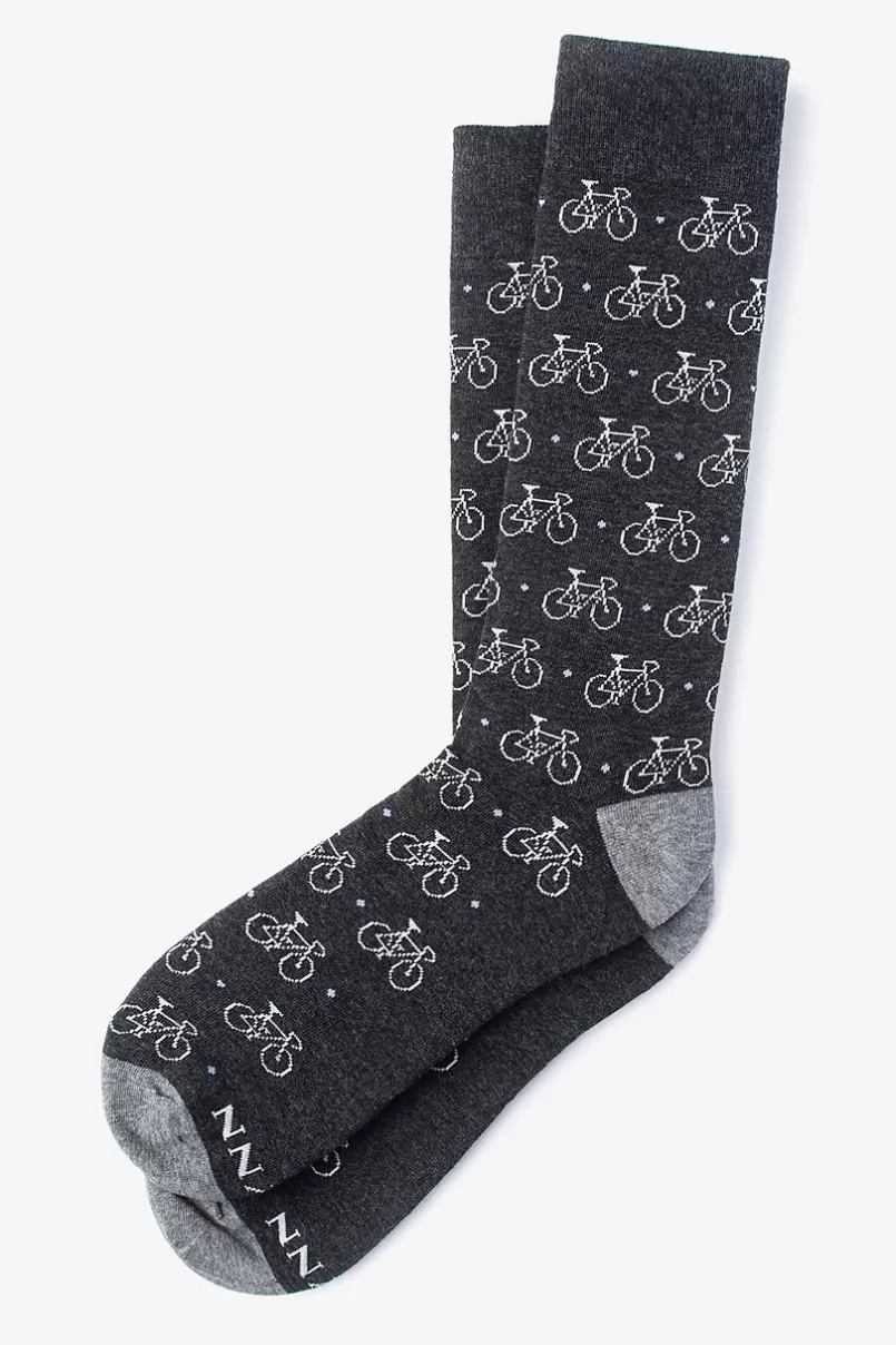 Ties The Cycle Of Life Heather Gray Sock HeatherGray Best Sale