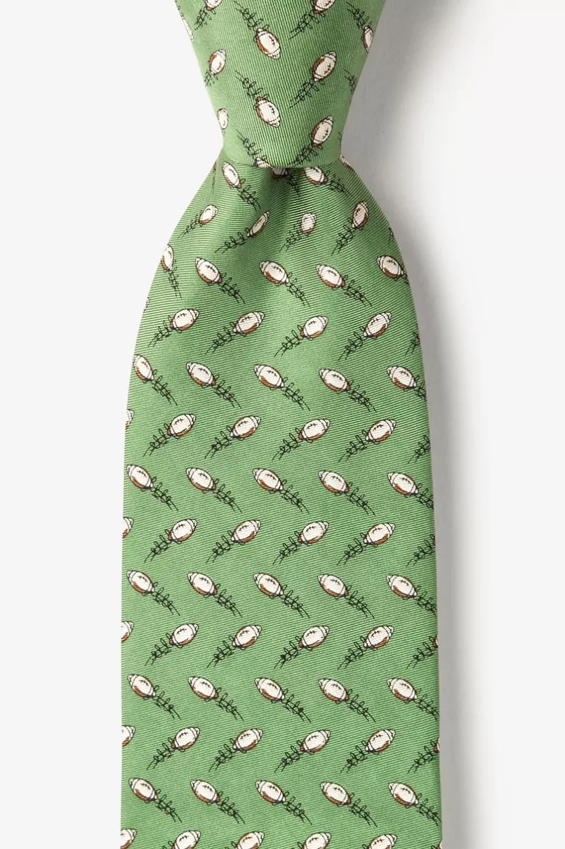 Ties The Perfect Spiral Green Extra Long Tie Flash Sale