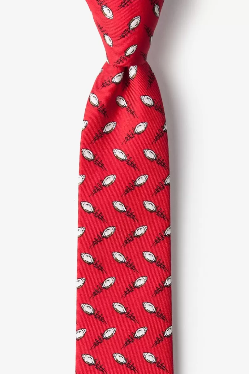 Ties The Perfect Spiral Skinny Tie Red Shop