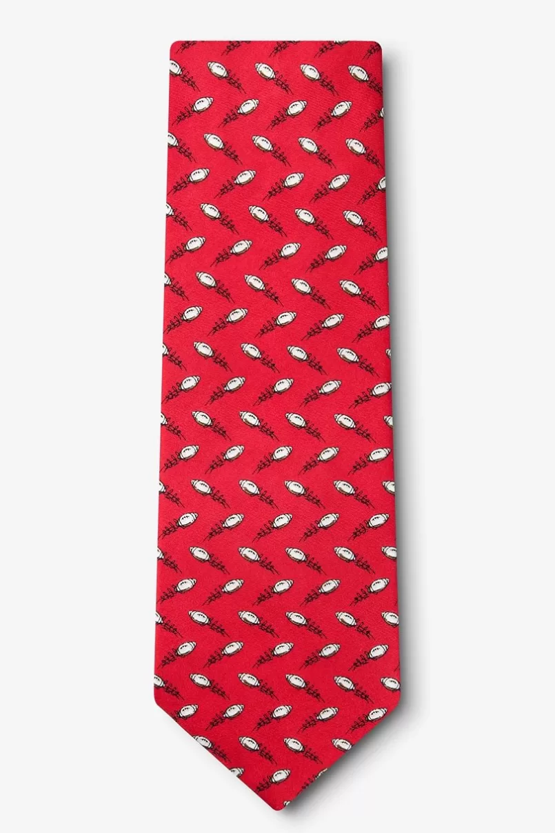 Ties The Perfect Spiral Red Tie Cheap