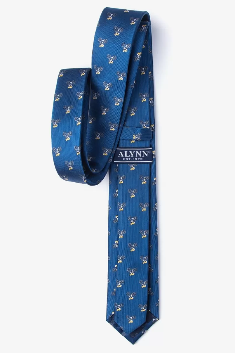 Ties The Spin Cycle Skinny Tie Blue Flash Sale