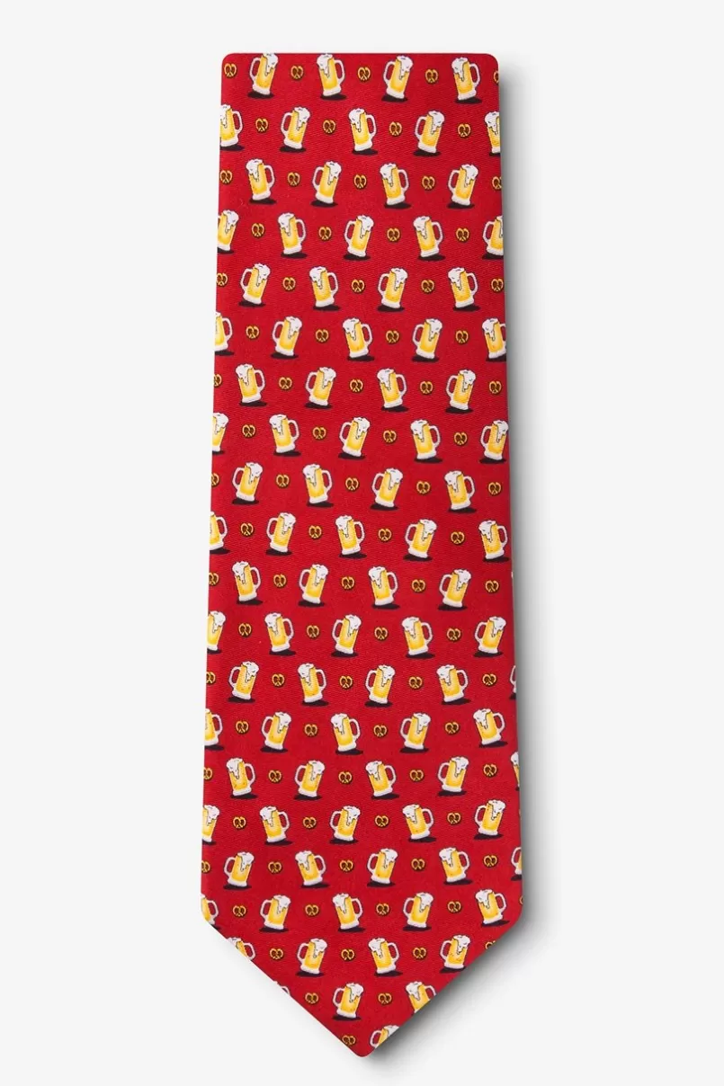 Ties These Pretzels Are Making Me Thirsty Red Tie Flash Sale