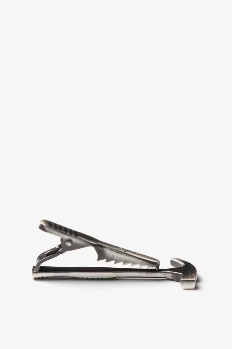 Ties This is Not a Drill Antiqued Silver Tie Bar Flash Sale