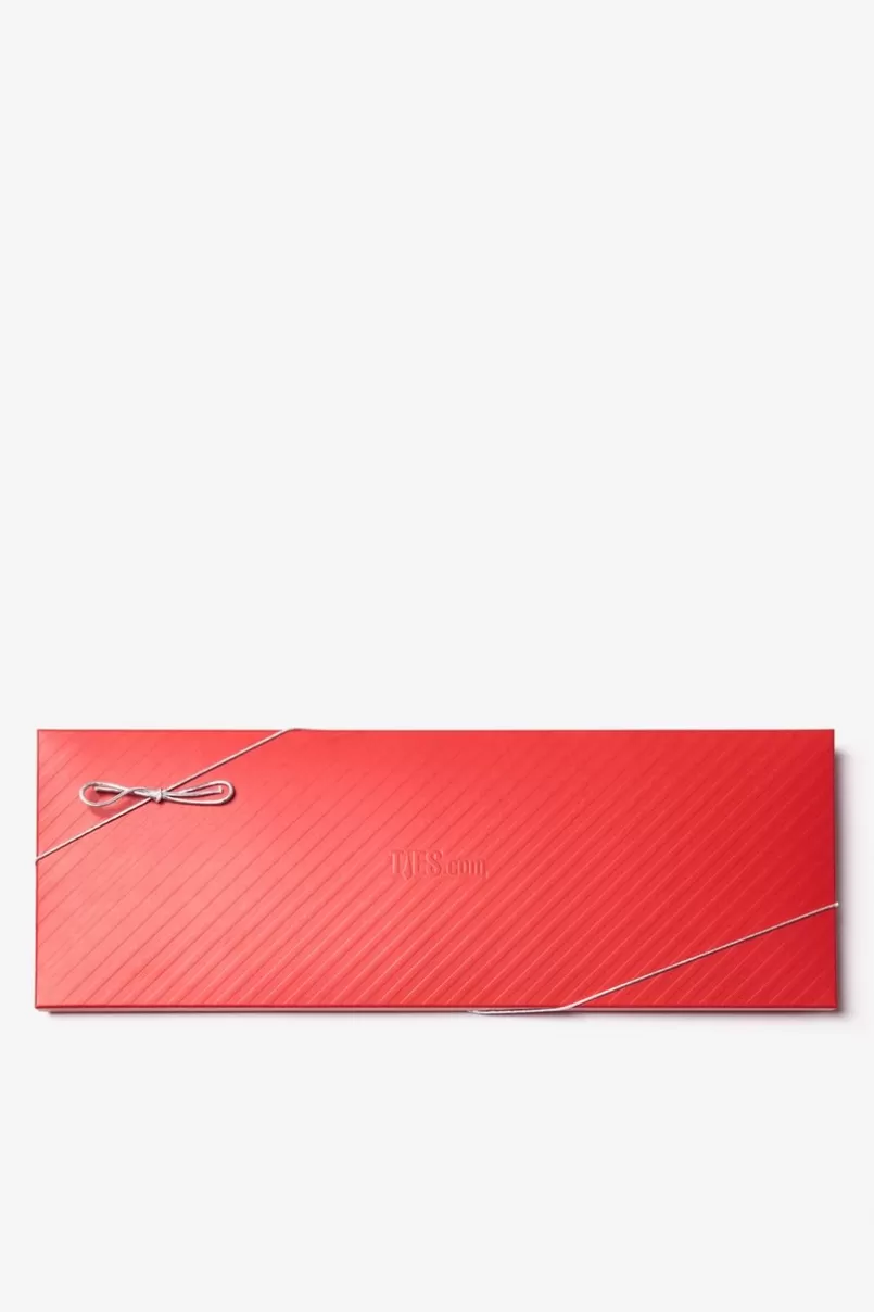 Ties .com Folding Gift Box Red Gift Box Clearance