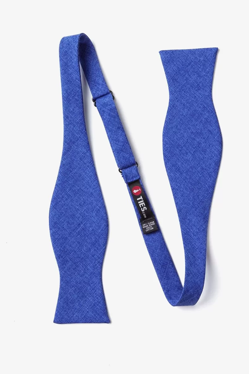 Ties Tioga Self-Tie Bow Tie Blue Flash Sale