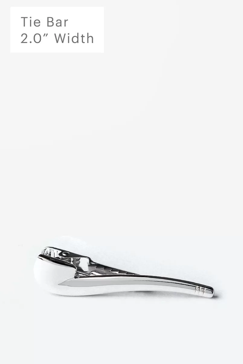 Ties Tobacco Pipe Silver Tie Bar Clearance