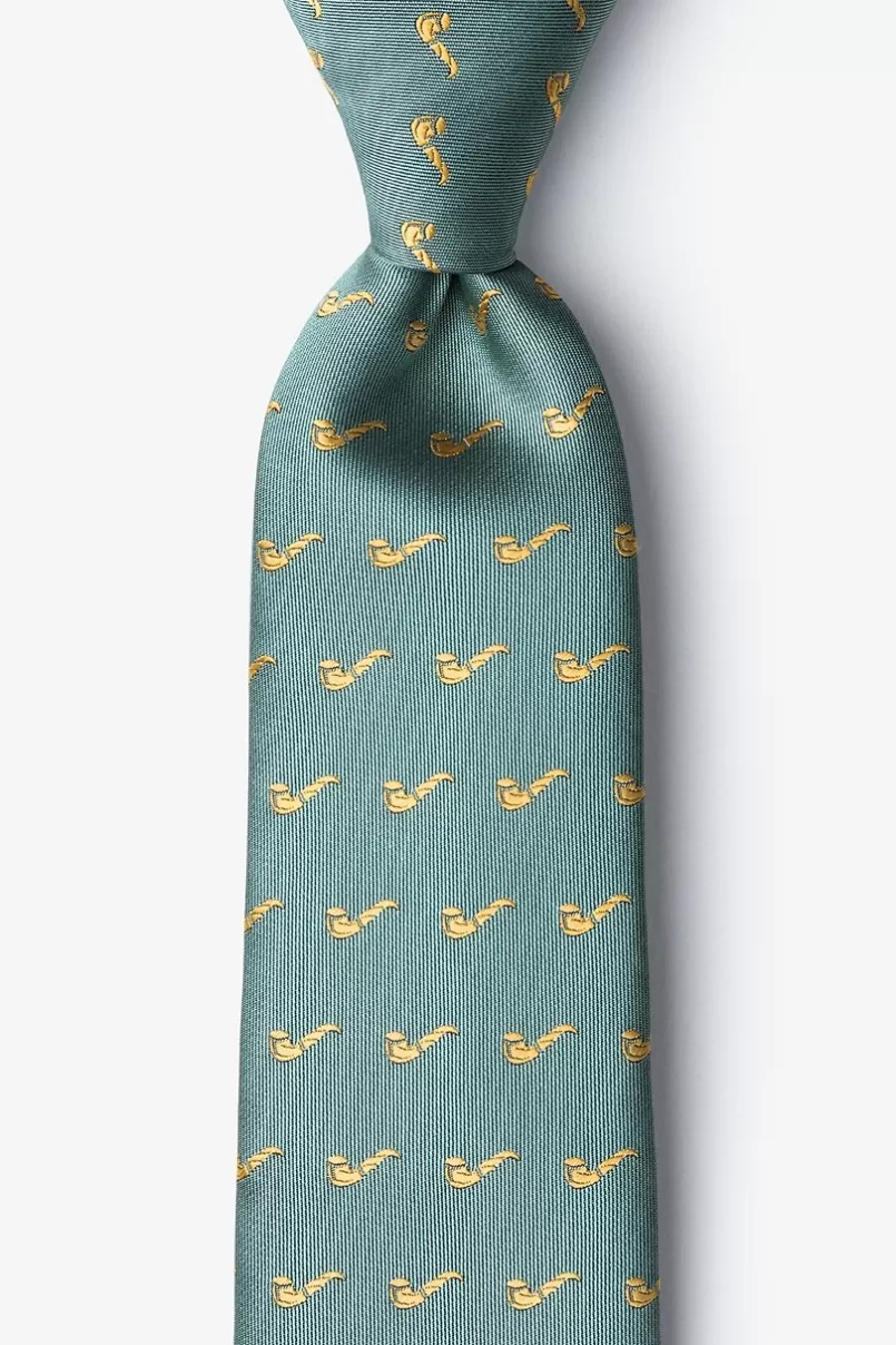 Ties Tobacco Pipes Extra Long Tie Green Shop