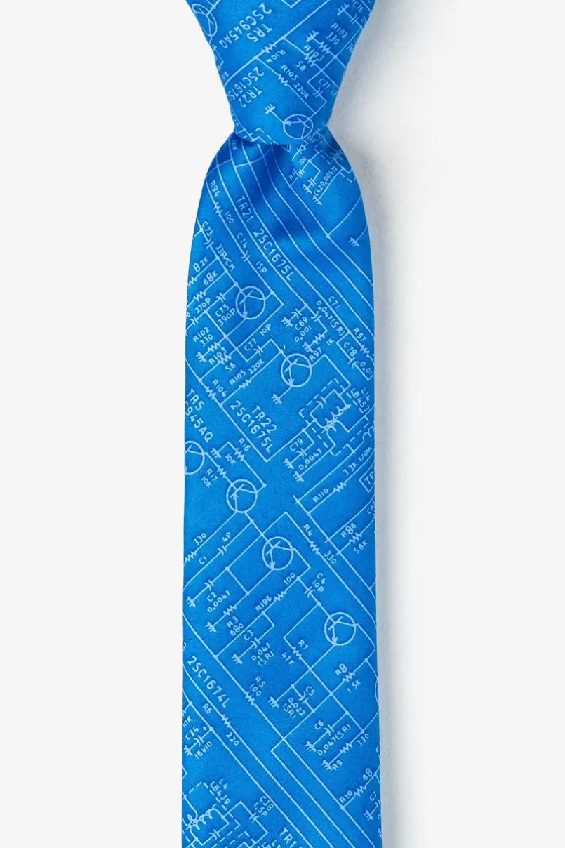 Ties Transistor Radio Schematics Skinny Tie Blue Hot