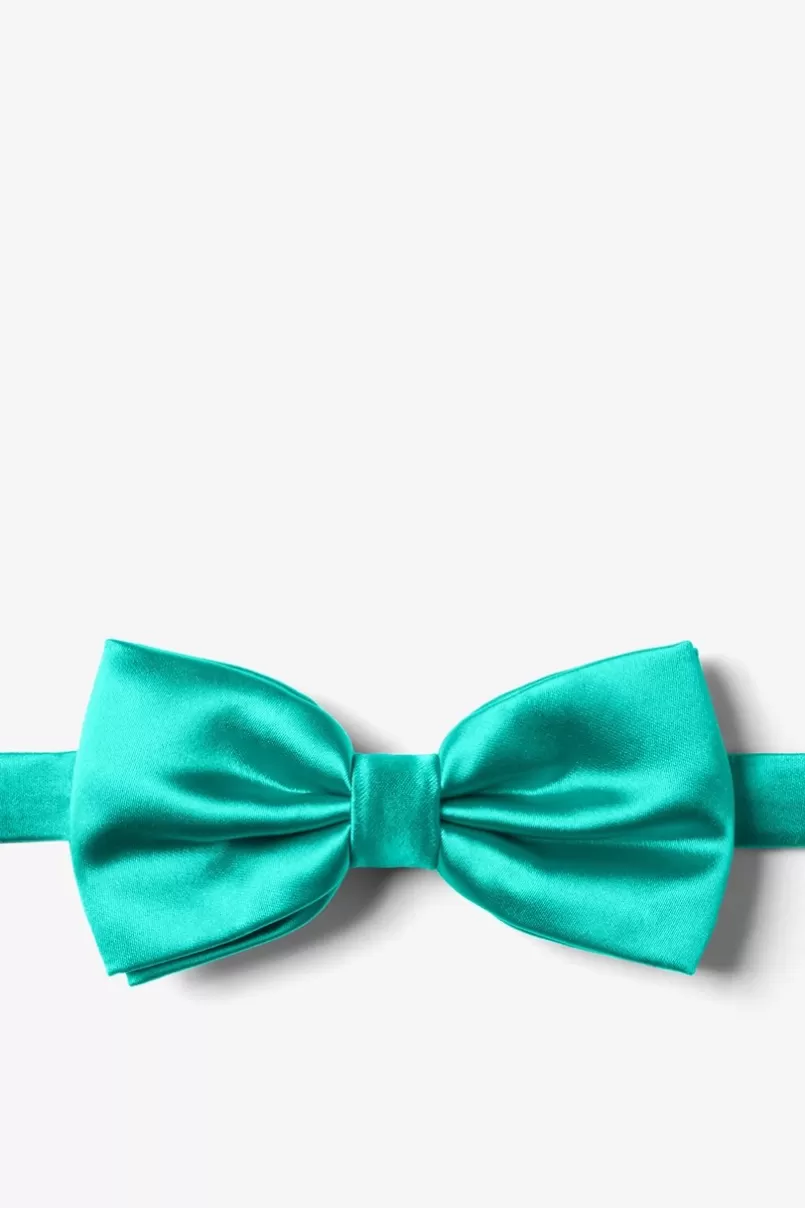 Ties Tropical Turquoise Pre-Tied Bow Tie TropicalTurquoise Discount