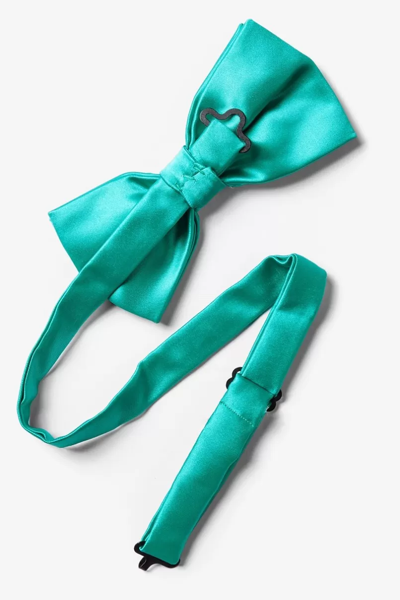 Ties Tropical Turquoise Pre-Tied Bow Tie TropicalTurquoise Discount