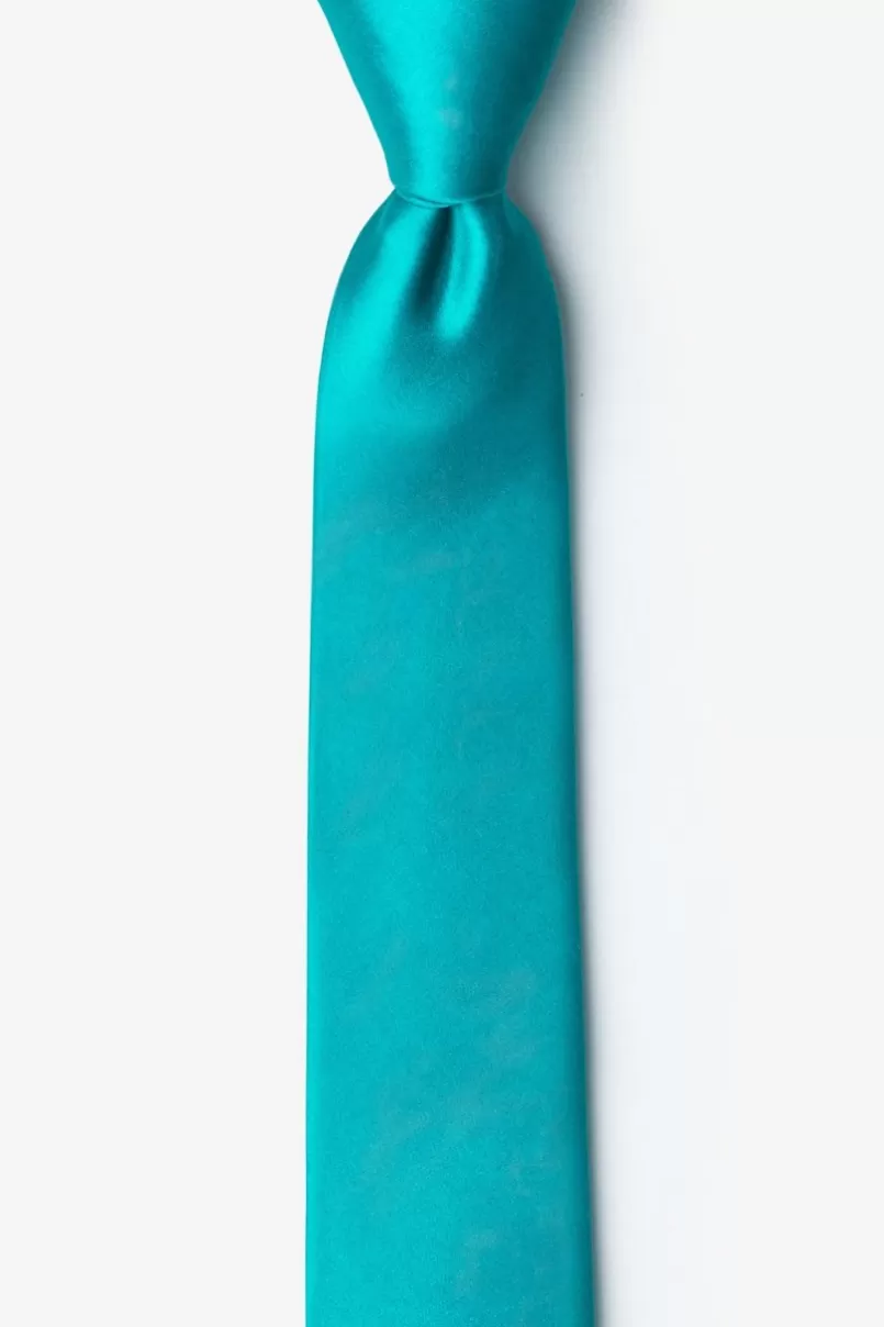 Ties 2" Skinny Tie Turquoise Fashion