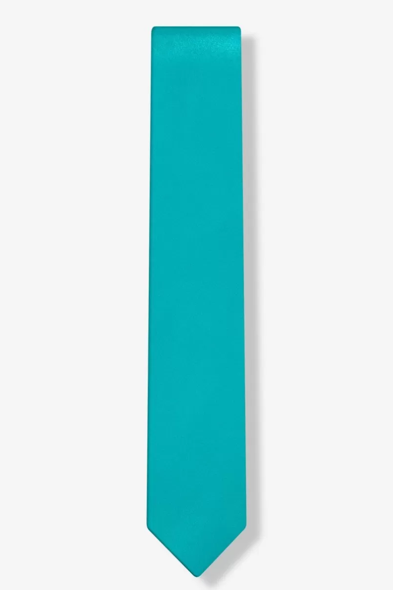 Ties 2" Skinny Tie Turquoise Fashion