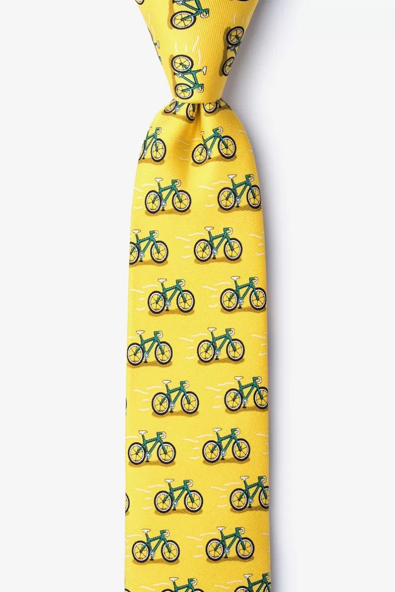 Ties Two Tire-d Yellow Skinny Tie Discount