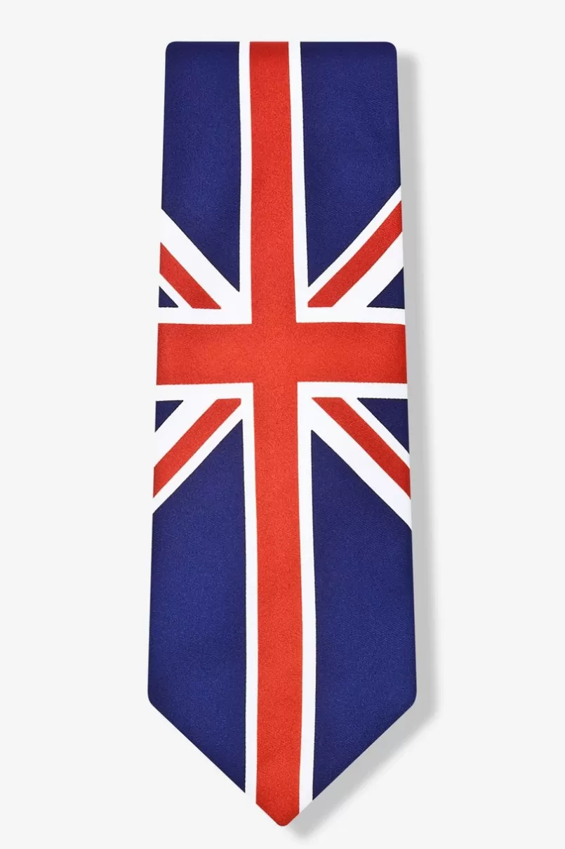 Ties Union Jack Blue Tie Hot