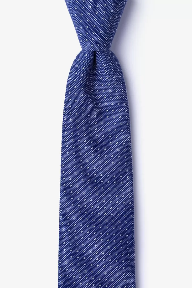 Ties Union Navy Blue Skinny Tie Sale