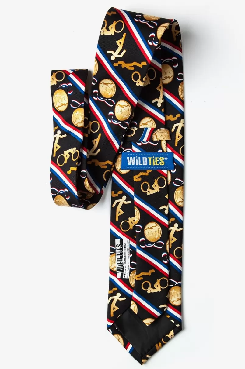 Ties USA Triathlon Black Tie Cheap