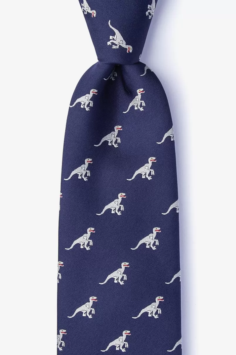 Ties Velociraptor Navy Blue Tie Online