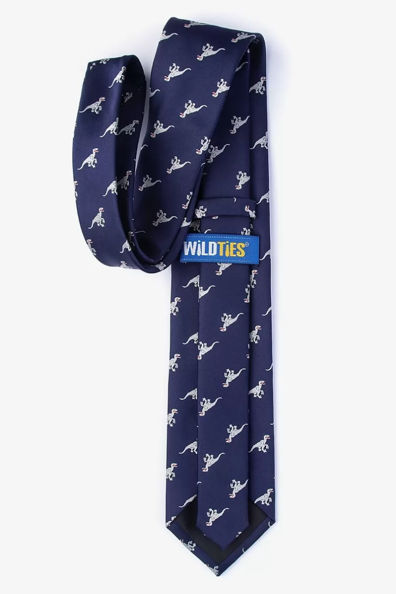 Ties Velociraptor Navy Blue Tie Online