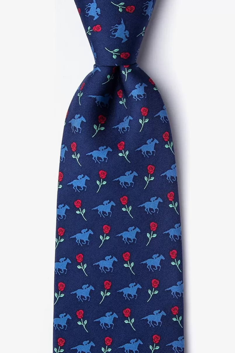 Ties Victory Rose Navy Blue Tie NavyBlue Flash Sale