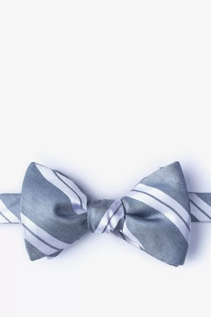 Ties Wales Gray Self-Tie Bow Tie Best