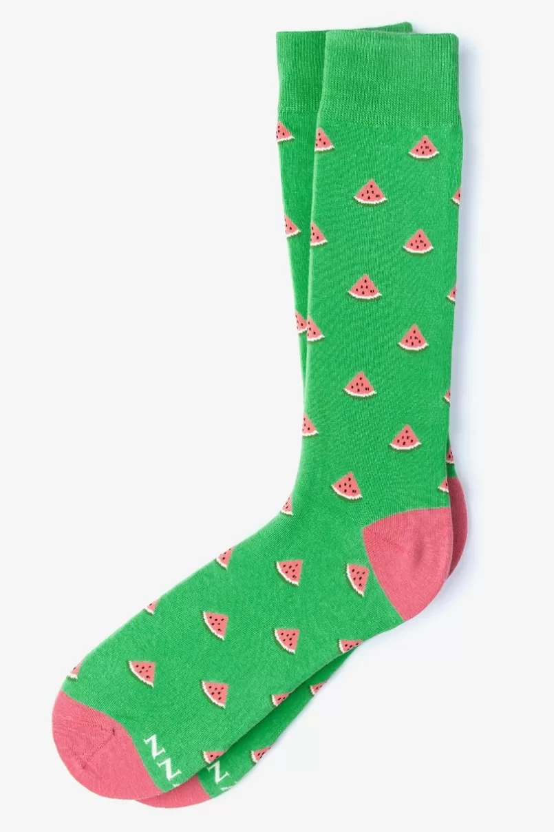 Ties Watermelon Sock Green Clearance