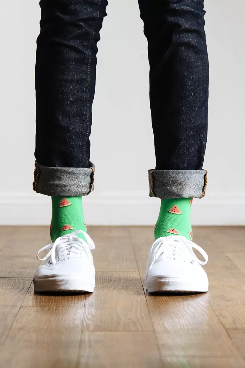 Ties Watermelon Sock Green Clearance