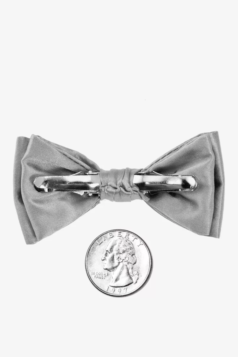 Ties Wedding Silver Bow Tie For Infants WeddingSilver Outlet