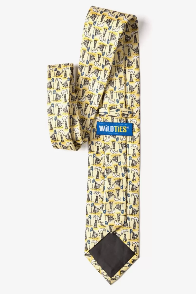 Ties Well Oiled Yellow Tie Outlet