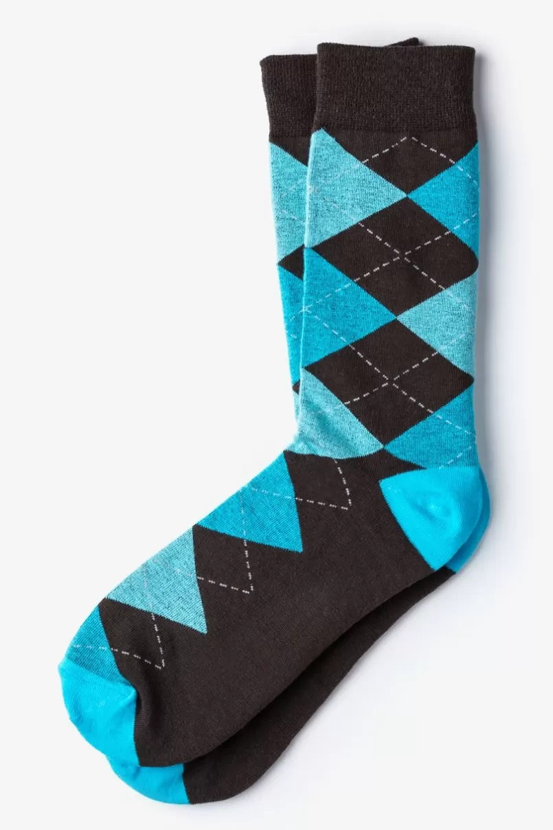 Ties Westminster Argyle Sock Blue Shop