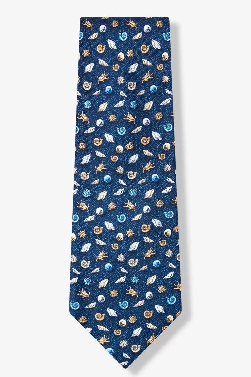 Ties What the Shell? Navy Blue Tie New