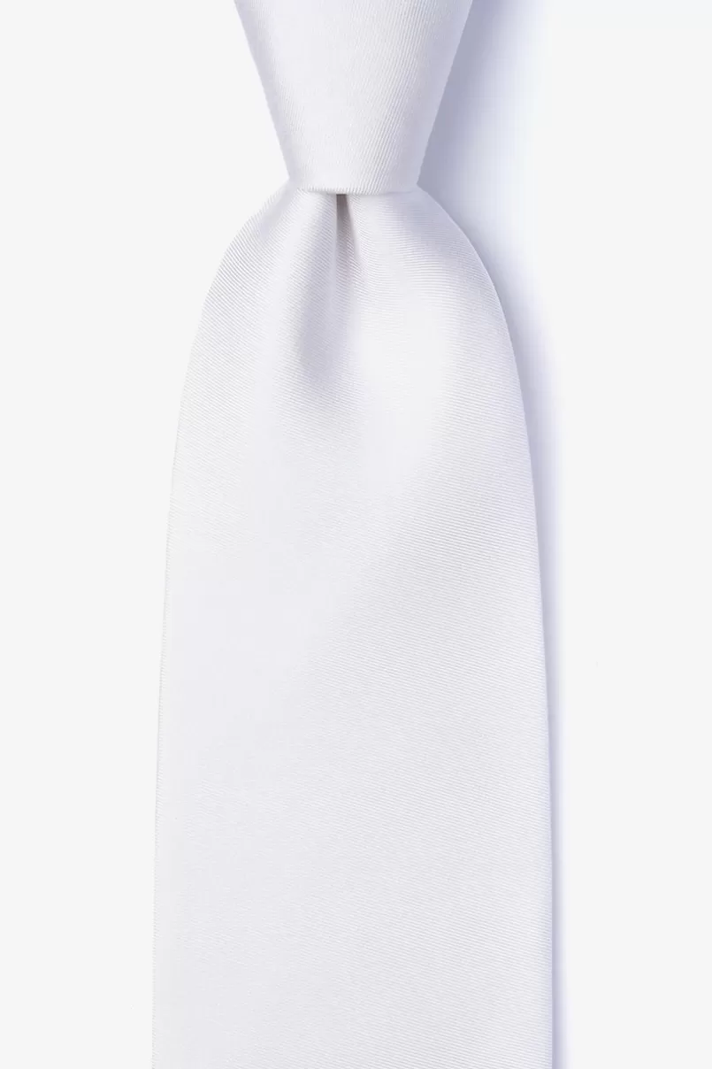 Ties Extra Long Tie White Outlet