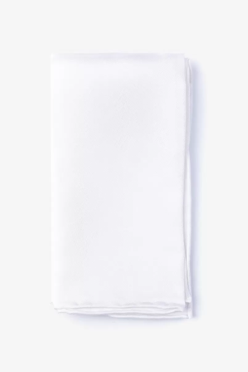 Ties Pocket Square White Online