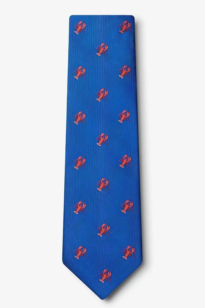 Ties Will Work for Lobster Tie Blue Clearance