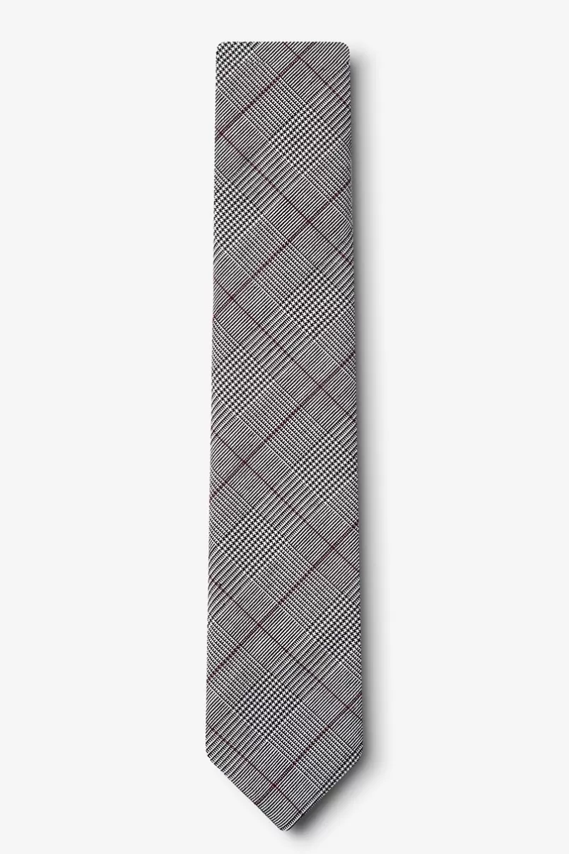 Ties Williams Red Skinny Tie Cheap