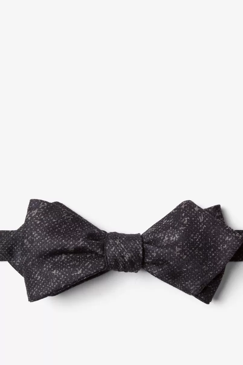 Ties Wilsonville Diamond Tip Bow Tie Gray Best