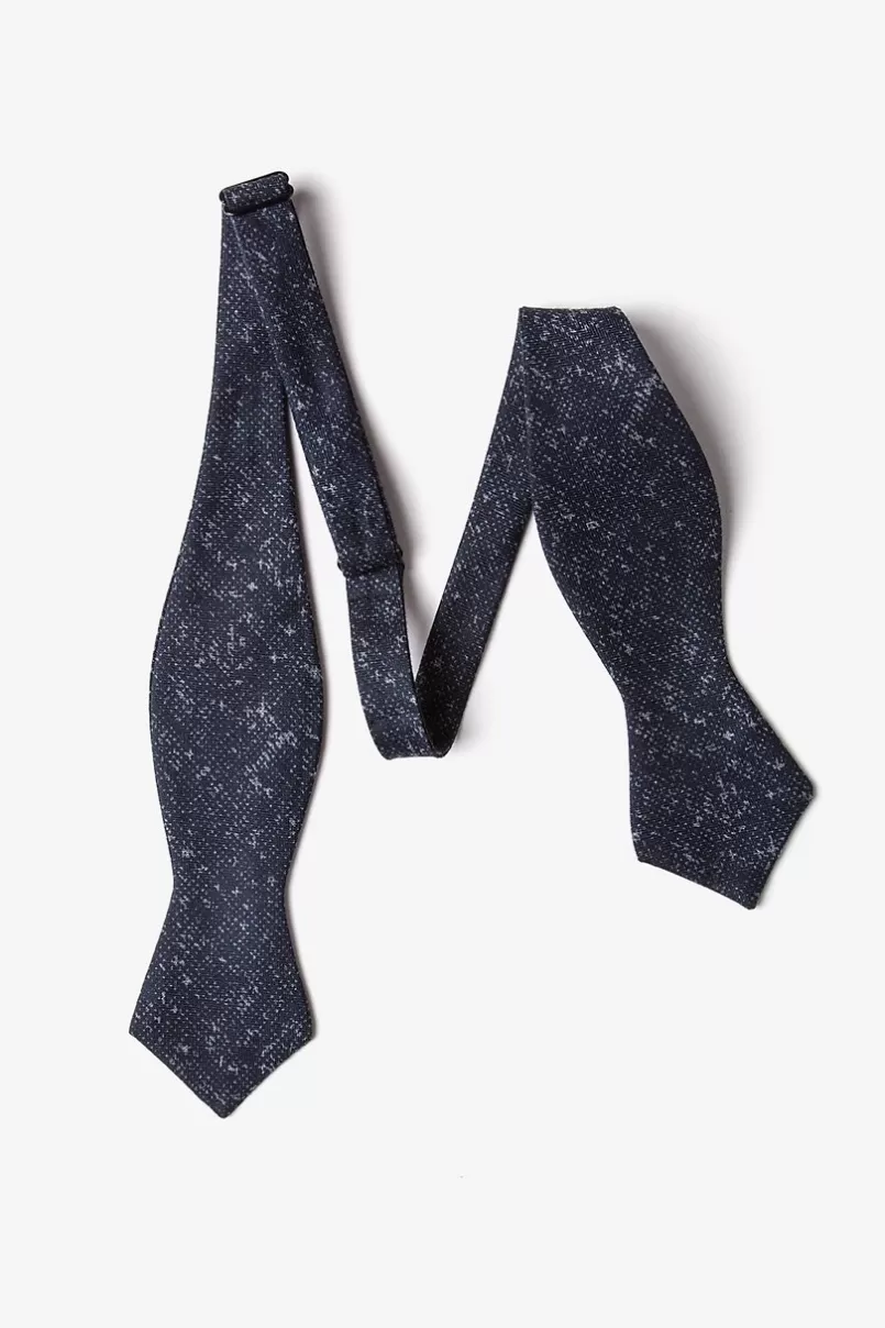 Ties Wilsonville Navy Blue Diamond Tip Bow Tie NavyBlue Shop