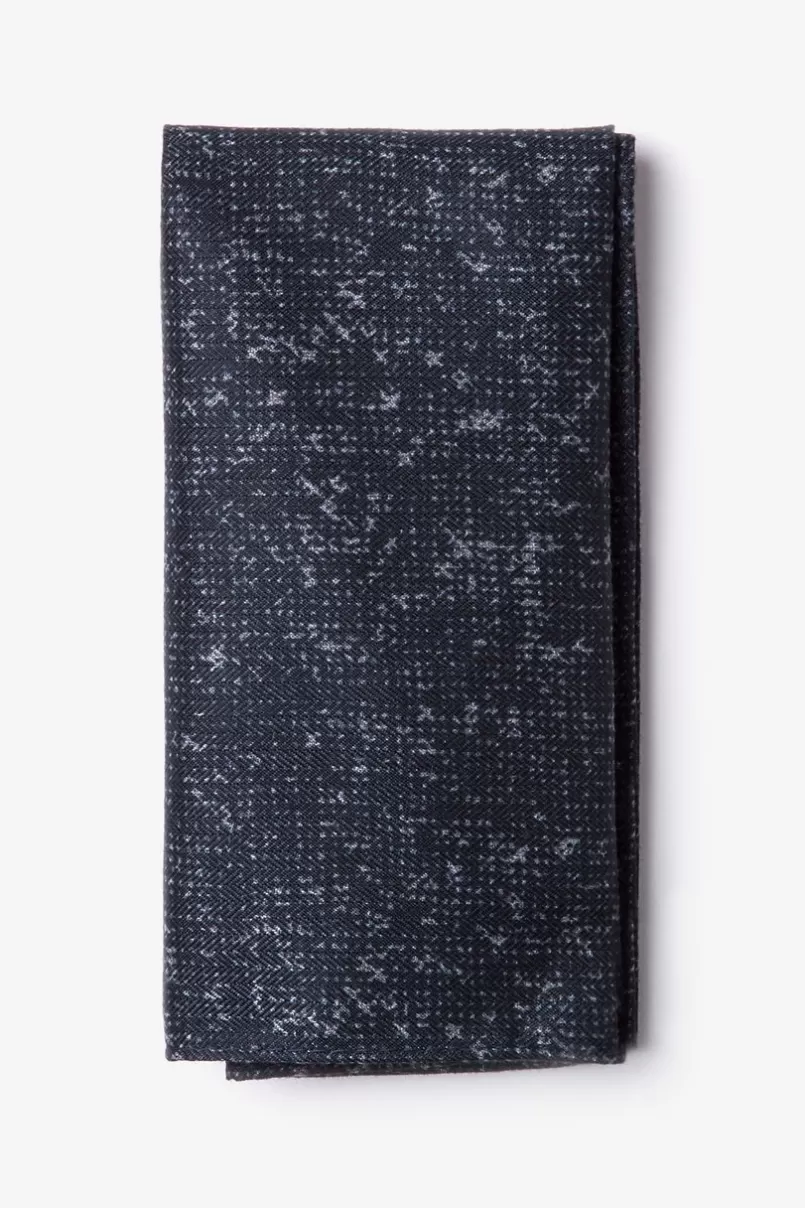 Ties Wilsonville Navy Blue Pocket Square NavyBlue Flash Sale