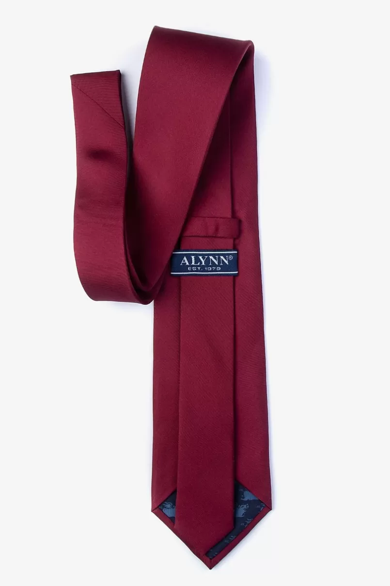 Ties Extra Long Tie Wine Fashion