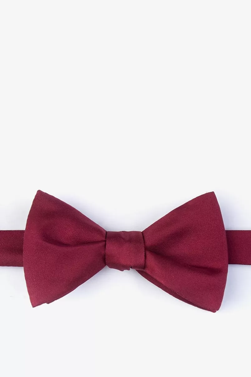 Ties Self-Tie Bow Tie Wine Cheap