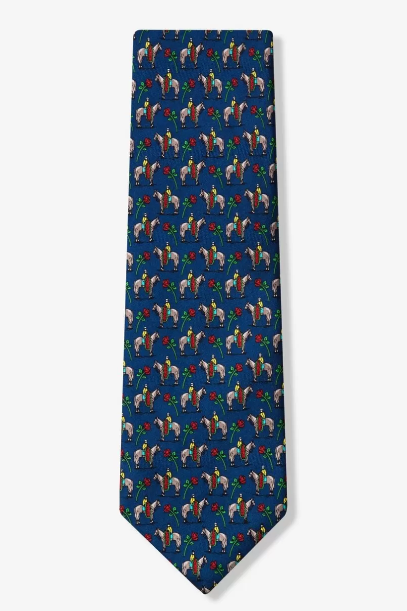 Ties Winner's Circle Navy Blue Tie Best