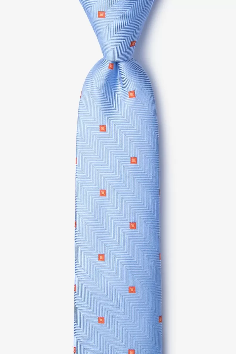 Ties Wooley Skinny Tie Blue Sale