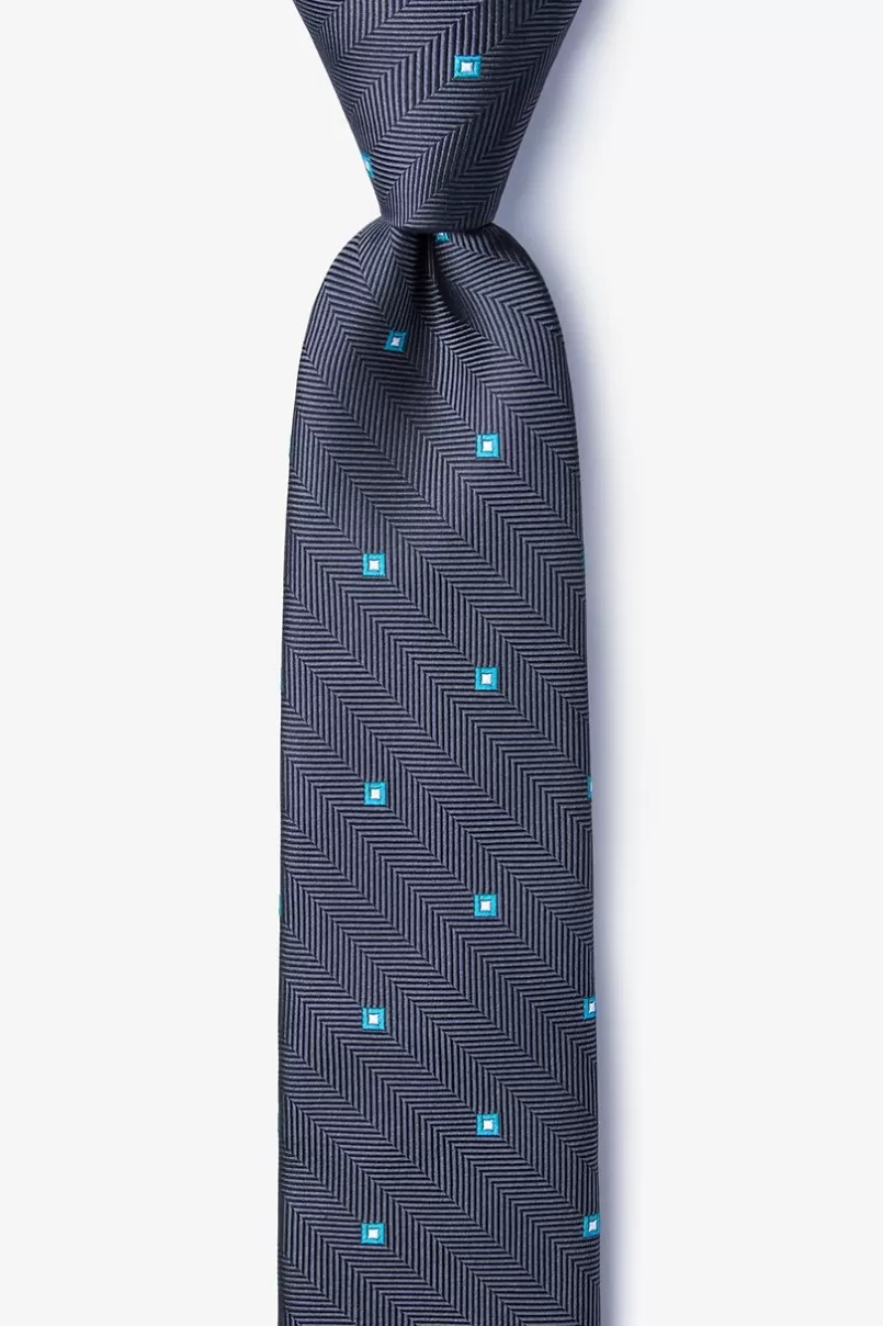 Ties Wooley Skinny Tie Gray Online